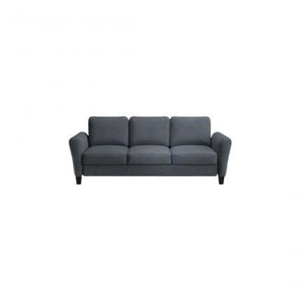 Lifestyle Solutions Sofa in Dark Finish with Modern Elegance